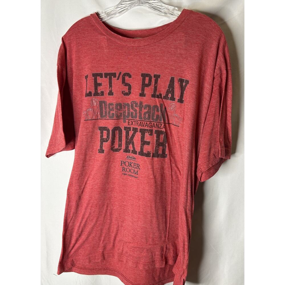 The Venetian Las Vegas Casino Deepstack Extravaganza Poker Room Shirt Size XL